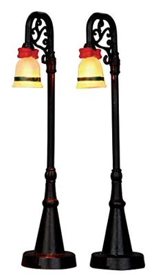 Kerstfiguur Bell ornament lamp post set o LEMAX - Lemax