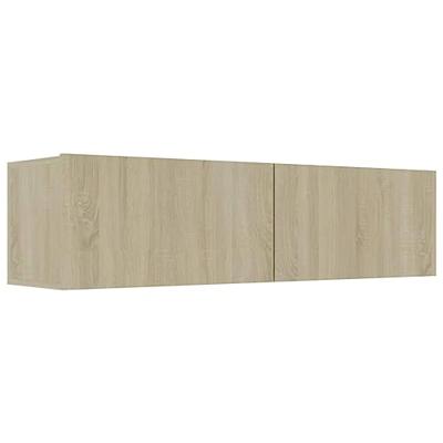 VidaXL Tv-meubel 120x30x30 cm bewerkt hout sonoma eikenkleurig