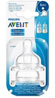 Philips Avent zuigspeen classic Dikkere Pap Sil 2 SCF636/27 - thumbnail