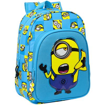Schoolrugzak Minions Minionstatic Blauw 26 x 34 x 11 cm Schoolrugzak Minions Minionstatic Blauw 26 x 34 x 11 cm
