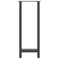 Bartafelpoten 2 st 50x(100-101) cm staal antraciet - thumbnail
