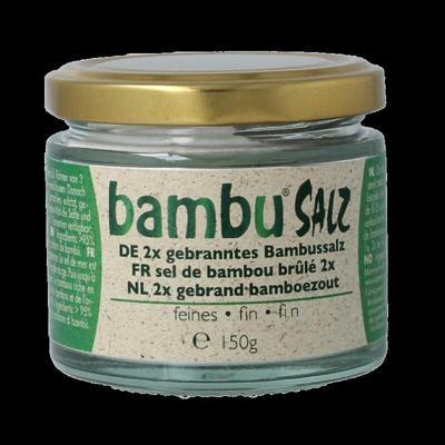 Bambu Salz Bamboezout fijn 2x gebrand 150 Gram