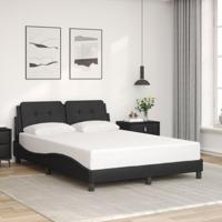 Bedframe zonder matras "Zadar" kunstleer zwart 140x190 cm - thumbnail