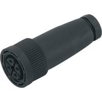ifm Electronic E1002A Sensor/actuator connector, niet geassembleerd Aantal polen (sensoren): 4 Bus, recht 1 stuk(s) - thumbnail