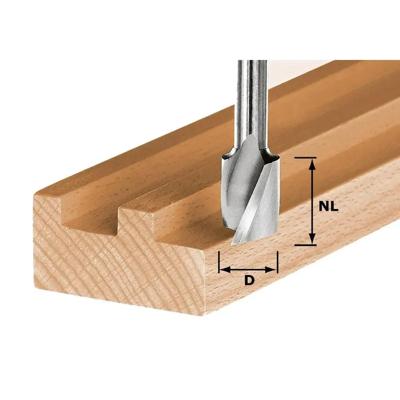 Festool HS Spi S8 D18/25 Freesbit Spiraalgroeffrees S 8mm 18x25mm - 490950