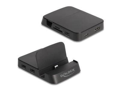 Delock 88018 USB-C, USB-A 2.0, HDMI Smartphone-dockingstation Zwart Geschikt voor model: Smartphones mit USB-C Anschluss Delock 88018 USB-C, USB-A 2.0, HDMI Smartphone-dockingstation Zwart Geschikt voor model: Smartphones mit USB-C Anschluss