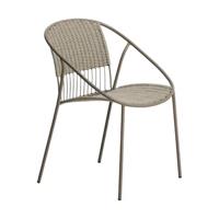 Kave Home Atrani tuinstoel Taupe - thumbnail