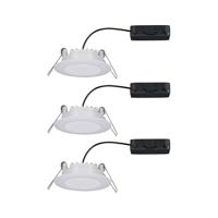Paulmann LED-inbouwlamp voor badkamer Set van 3 stuks 19.5 W Satijn, Wit - thumbnail