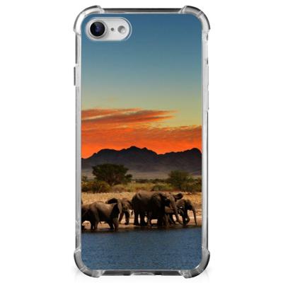 iPhone SE 2022/2020 | iPhone 8/7 Case Anti-shock Olifanten iPhone SE 2022/2020 | iPhone 8/7 Case Anti-shock Olifanten