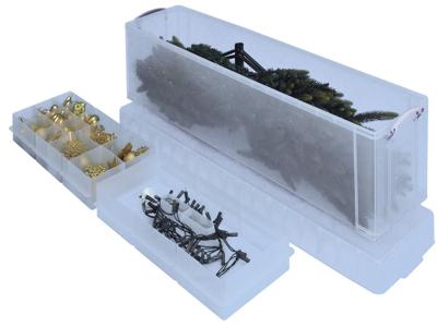 Really Useful Box opbergdoos 77 liter met 2 dividers, transparant Really Useful Box opbergdoos 77 liter met 2 dividers, transparant