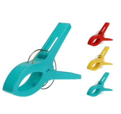 Handdoek Klemmen Set 4st Assorti