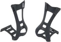 CONTEC toeclips "sport" ct pedal clips plastik black 2pcs - thumbnail