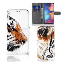 Hoesje Samsung Galaxy A20e Watercolor Tiger - thumbnail