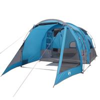Tunneltent 4-persoons waterdicht blauw - thumbnail