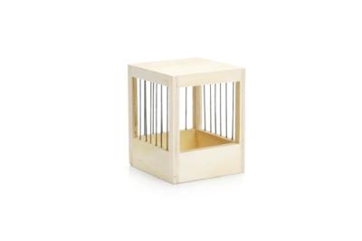 BROEDK HOUT GESPIJLD KANARIES KLEIN