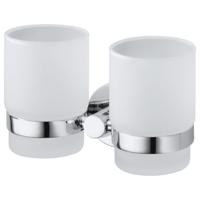 Dubbele Bekerhouder Haceka Kosmos Chroom Haceka - thumbnail