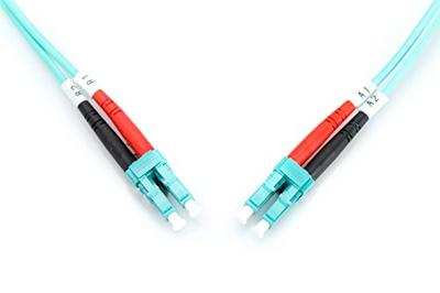 Digitus DK-2533-10/3 Glasvezel Optische vezel Aansluitkabel 10.00 m Turquoise [1x LC-stekker - 1x LC-stekker] 50/125 µ Multimode OM3