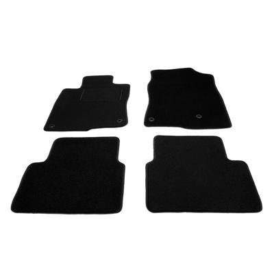 Automatten op maat - zwart stof - Honda Civic 2017-2021