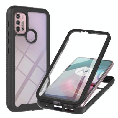 Voor Motorola Moto G30 / G10 / G10 Power Starry Sky Solid Color Serie Schokbestendig PC + TPU-beschermhoes met PET-film