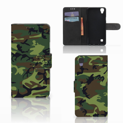 LG X Style Telefoon Hoesje Army Dark LG X Style Telefoon Hoesje Army Dark