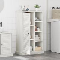 Badkamerkast VIGO Wit 67.5 x 34 x 110 cm Massief grenenhout - thumbnail