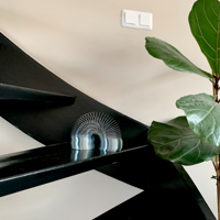 Metalen Trapveer - 11 cm - thumbnail