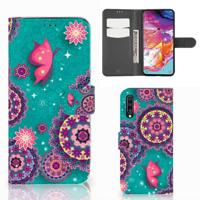 Samsung Galaxy A70 Hoesje Cirkels en Vlinders - thumbnail