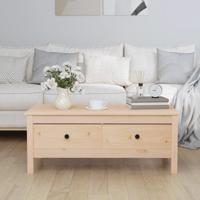 Salontafel 100x50x40 cm massief grenenhout - thumbnail