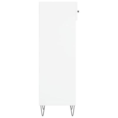 Schoenenkast 30x35x105 cm bewerkt hout wit