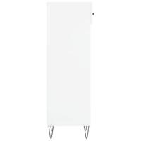 Schoenenkast 30x35x105 cm bewerkt hout wit - thumbnail