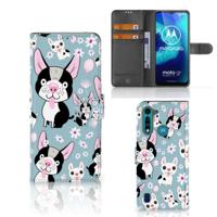 Motorola G8 Power Lite | Telefoonhoesje | Met pasjeshouder | Hondjes - thumbnail