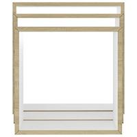 Wandschappen kubus 3 st wit en sonoma eikenkleurig - thumbnail