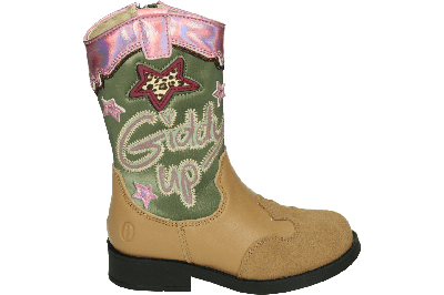 ShoesMe NW25W008-A cognac green pin Groen maat 26