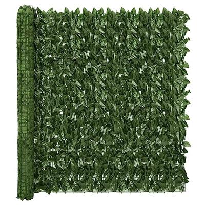 VidaXL Balkonscherm met donkergroene bladeren 400x150 cm VidaXL Balkonscherm met donkergroene bladeren 400x150 cm