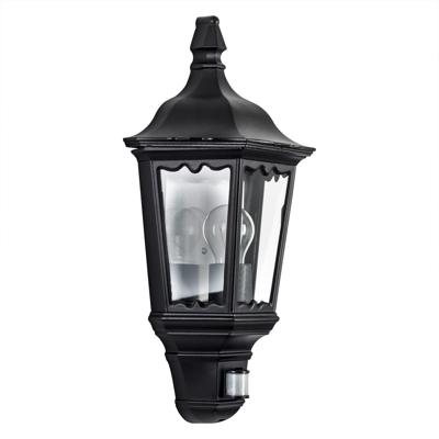 Ancona Plat zwart met bewegingsmelder