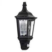 Ancona Plat zwart met bewegingsmelder - thumbnail