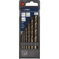Rotec 6 dlg. HSS-Co Spiraalborenset 2,0-8,0 mm - 9001030 - 900.1030 - thumbnail