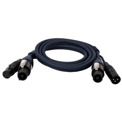 DAP PowerCon/XLR Audio combikabel 1,5 meter