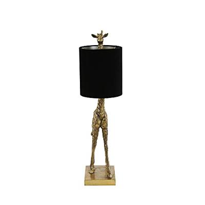 Light & Living Tafellamp 'Giraffe' 61cm, kleur Antiek Brons/Zwart