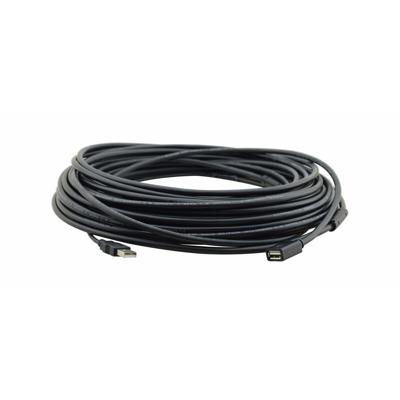 Kramer Electronics CA-UAM/UAF-15 4.6M USB A mannelijke vrouwelijke zwarte USB-kabel