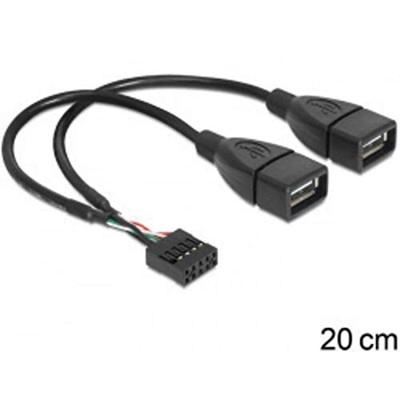 Pin header naar USB A kabel Pin header naar USB A kabel