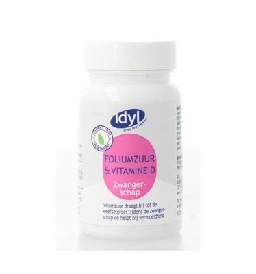 Idyl Foliumzuur & Vitamine D (120 tab) Idyl Foliumzuur & Vitamine D (120 tab)