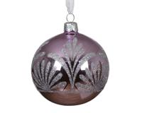 Kerstballen glas d8 cm fris lila P Decoris - Decoris - thumbnail