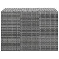 Tuinbox 145x100x103 cm polyetheen rattan grijs - thumbnail