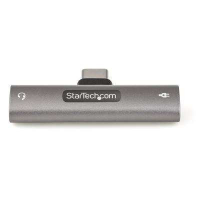 Adapter USB C naar Jack 3.5 mm Startech CDP235APDM Zilverkleurig Adapter USB C naar Jack 3.5 mm Startech CDP235APDM Zilverkleurig