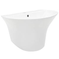 Wasbak Wit 56 x 48 x 42 cm Geglazuurd Keramiek - thumbnail