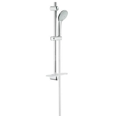 GROHE Euphoria 110 Duo Glijstangset - 60cm - ronde handdouche - 2 straalsoorten - gladde doucheslang - met zeepschaal - chroom 27230001