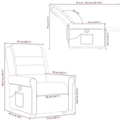 Sta-op-massagestoel verstelbaar stof wijnrood