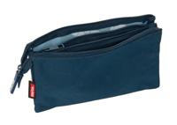 Pennenetui met 3 vakken Kelme Epic Marineblauw 22 x 12 x 3 cm - thumbnail