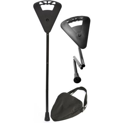 Flipstick Opvouwbaar Zit Wandelstokken Zwart